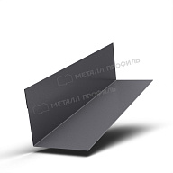 Планка угла внутреннего 50х50х2000 (VALORI-20-Grey-0.5)