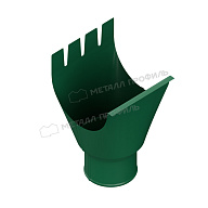 Воронка выпускная МЕТАЛЛ ПРОФИЛЬ Foramina PUR D125/100 Ral 6005