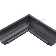 Угол желоба внутренний МЕТАЛЛ ПРОФИЛЬ Foramina PUR D150 Ral 7024