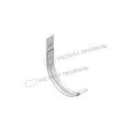 Держатель желоба карнизный МЕТАЛЛ ПРОФИЛЬ GS lite D125х132 Ral 9003