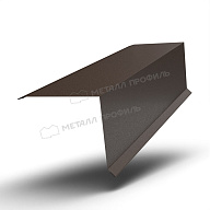 Планка торцевая 95х120х2000 (VALORI-20-DarkBrown-0.5)